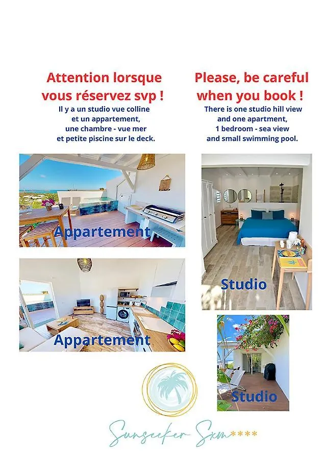 Orient Bay - Amazing Sea View - House 3Bd And 4Bd - Apartment 1 Bd Sea View - 1 Studio View Mountain Quarter of Orleans 0*,